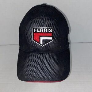 Ferris Mowers Tractors Solser's Equipment Black Strapback Hat Cap